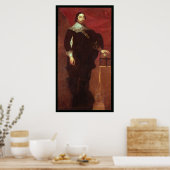 Portrait von Abel Janszoon Tasman Poster (Küche)