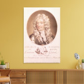 Portrait von Abraham Duquesne Leinwanddruck (Insitu (Wohnzimmer))
