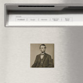 Portrait von Abraham Lincoln (1809-65) (b/w Foto) Magnet (In Situ (Geschirrspüler))