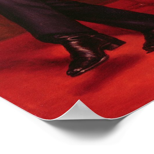 Portrait von Abraham Lincoln Poster (Ecke)