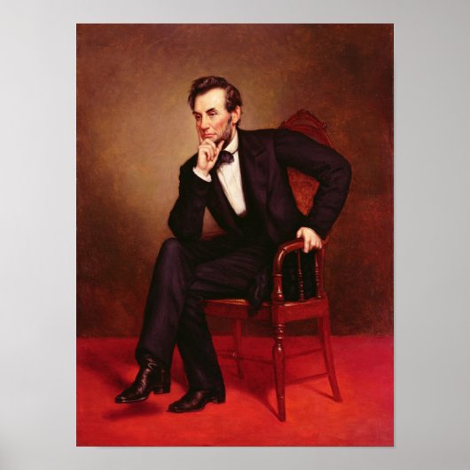 Portrait von Abraham Lincoln Poster (Vorne)