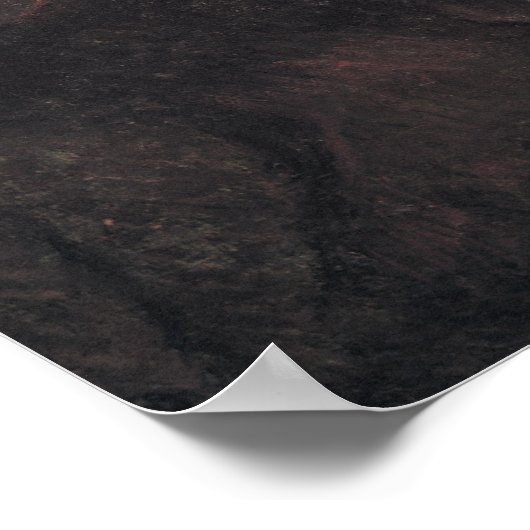 Portrait von Achille Granchi Taylor, 1885 Poster (Ecke)