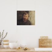 Portrait von Achille Granchi Taylor, 1885 Poster (Küche)