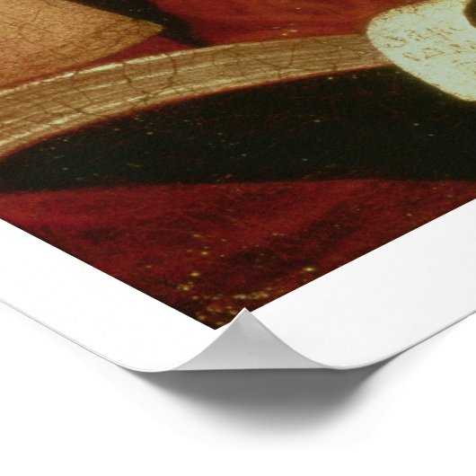 Portrait von Adam (Öl) Poster (Ecke)