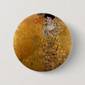 Portrait von Adele Bloch Bauer Button (Vorderseite)
