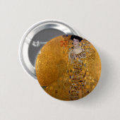 Portrait von Adele Bloch Bauer Button (Vorne & Hinten)