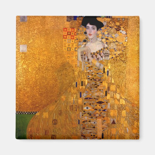 Portrait von Adele Bloch-Bauer I, 1907 von Klimt Magnet (Vorne)