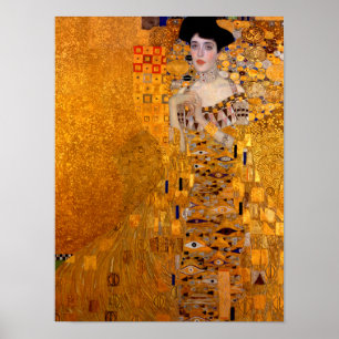 Portrait von Adele Bloch-Bauer I, 1907 von Klimt Poster