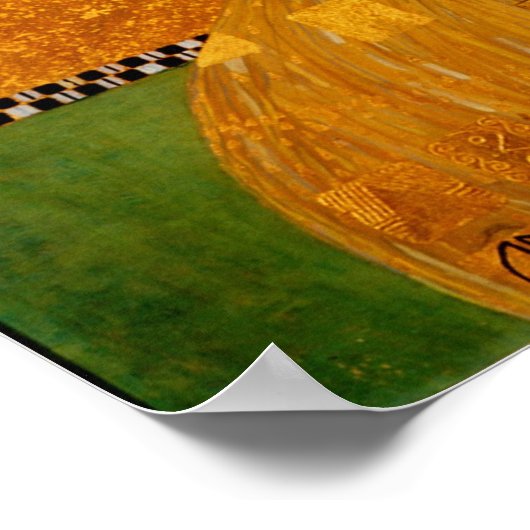 Portrait von Adele Bloch-Bauer I - Gustav Klimt Poster (Ecke)