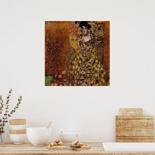 Portrait von Adele Bloch-Bauer I Poster (Küche)