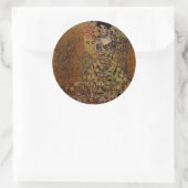 Portrait von Adele Bloch-Bauer I Runder Aufkleber (Tasche)