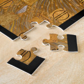 "Portrait von Adele Bloch-Bauer I" von Gustav Klim Puzzle (Seite)