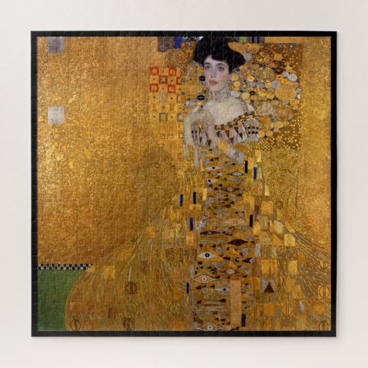 "Portrait von Adele Bloch-Bauer I" von Gustav Klim Puzzle (Vertikal)