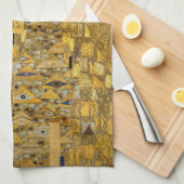 Portrait von Adele Bloch-Bauer I von Gustav Klimt Geschirrtuch (Viertel Falte)