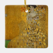 Portrait von Adele Bloch-Bauer I von Gustav Klimt Keramikornament (Vorderseite)