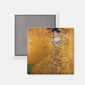 Portrait von Adele Bloch-Bauer I von Gustav Klimt Magnet (Vorderseite/Rückseite)