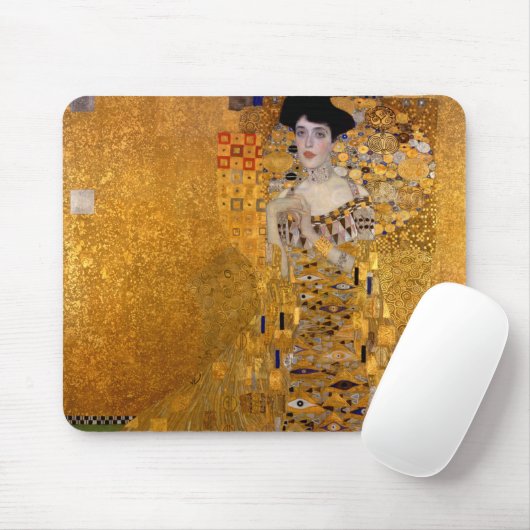 Portrait von Adele Bloch-Bauer I von Gustav Klimt Mousepad (Mit Mouse)