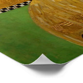 Portrait von Adele Bloch-Bauer I von Gustav Klimt Poster (Ecke)