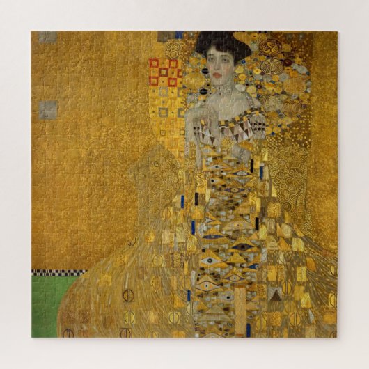 Portrait von Adele Bloch-Bauer I von Gustav Klimt Puzzle (Vertikal)