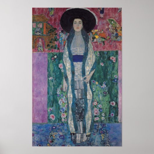 Portrait von Adele Bloch-Bauer II — Gustav Klimt Poster (Vorne)