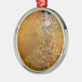 Portrait von Adele Bloch Bauer Silbernes Ornament (Links)