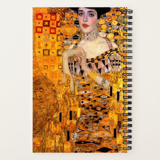 Portrait von Adele Bloch-Bauer von Gustav Klimt Notizblock (Rückseite)