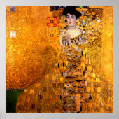 Portrait von Adele Bloch-Bauer von Gustav Klimt Poster (Vorne)