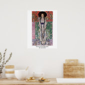 Portrait von Adele Bloch-Bauer von Gustav Klimt Poster (Küche)