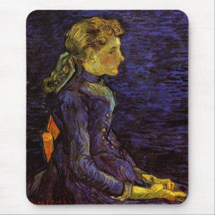 Portrait von Adeline Ravoux von Vincent van Gogh Mousepad