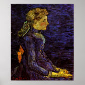 Portrait von Adeline Ravoux von Vincent van Gogh Poster (Vorne)