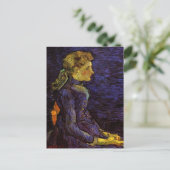 Portrait von Adeline Ravoux von Vincent van Gogh Postkarte (Stehend Vorderseite)