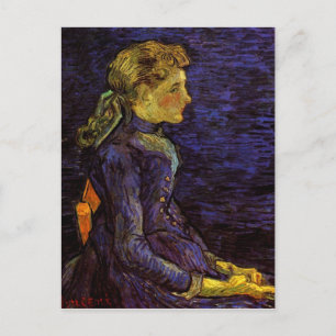 Portrait von Adeline Ravoux von Vincent van Gogh Postkarte