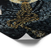 Portrait von Adriana van Nesse, 1611 Poster (Ecke)