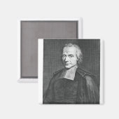 Portrait von Adrien Baillet Magnet (Vorderseite/Rückseite)