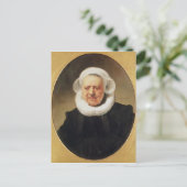 Portrait von Aechje Claesdar, 1634 Postkarte (Stehend Vorderseite)