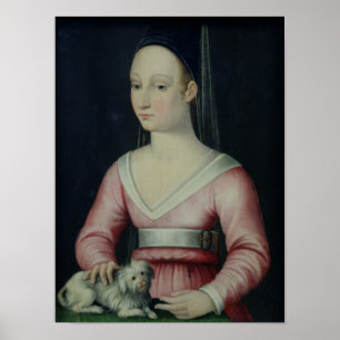 Portrait von Agnes Sorel Poster