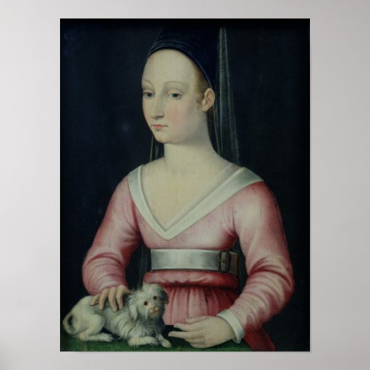 Portrait von Agnes Sorel Poster (Vorne)