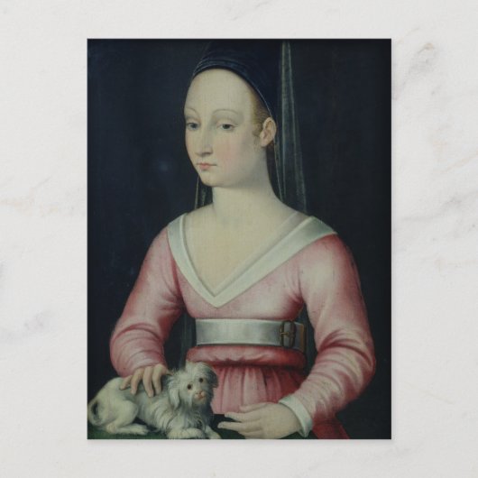 Portrait von Agnes Sorel Postkarte (Vorderseite)