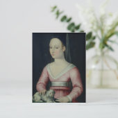Portrait von Agnes Sorel Postkarte (Stehend Vorderseite)