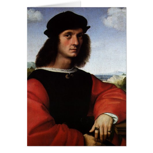 Portrait von Agnolo Doni von Raphael Sanzio (Vorne)