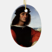 Portrait von Agnolo Doni von Raphael Sanzio Keramik Ornament (Hinten)