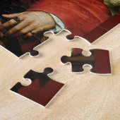 Portrait von Agnolo Doni von Raphael Sanzio Puzzle (Seite)