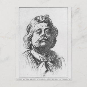 Portrait von Albert Ernest Carrier-Belleuse Postkarte
