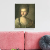 Portrait von Aleksandra P. Struyskaya 1772 Leinwanddruck (Insitu (Wohnzimmer))