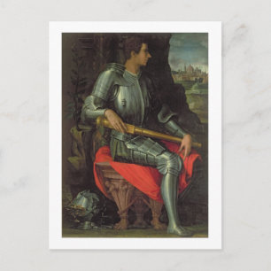 Portrait von Alessandro de' Medici, 1534 (Öl auf p Postkarte