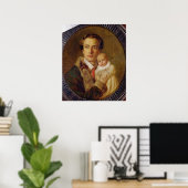 Portrait von Alexander Herzen mit seinem Sohn, 184 Poster (Heimbüro)