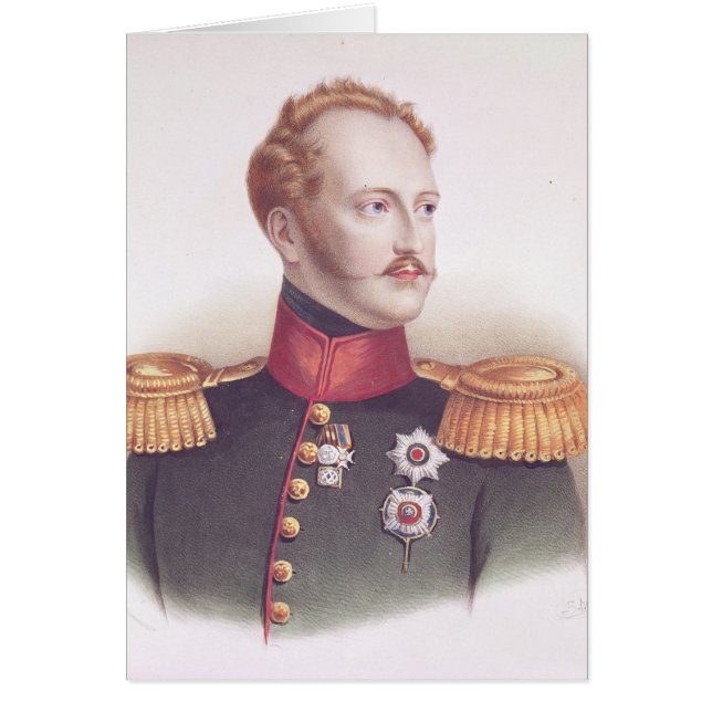 Portrait von Alexander I (Vorne)