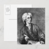 Portrait von Alexander Pope Postkarte (Vorne/Hinten)