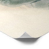 Portrait von Alexander Puschkin 1836 Poster (Ecke)