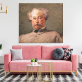 Portrait von Alexandre Dumas fils Leinwanddruck (Insitu (Wohnzimmer))